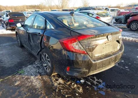 2018 Honda Civic Ex from USA, damaged, VIN 2HGFC2F7XJH511456